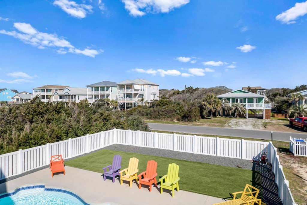 Pool Haven Ocean View Villa Oak Island Exterior photo
