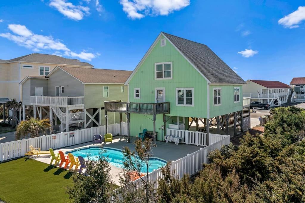 Pool Haven Ocean View Villa Oak Island Exterior photo