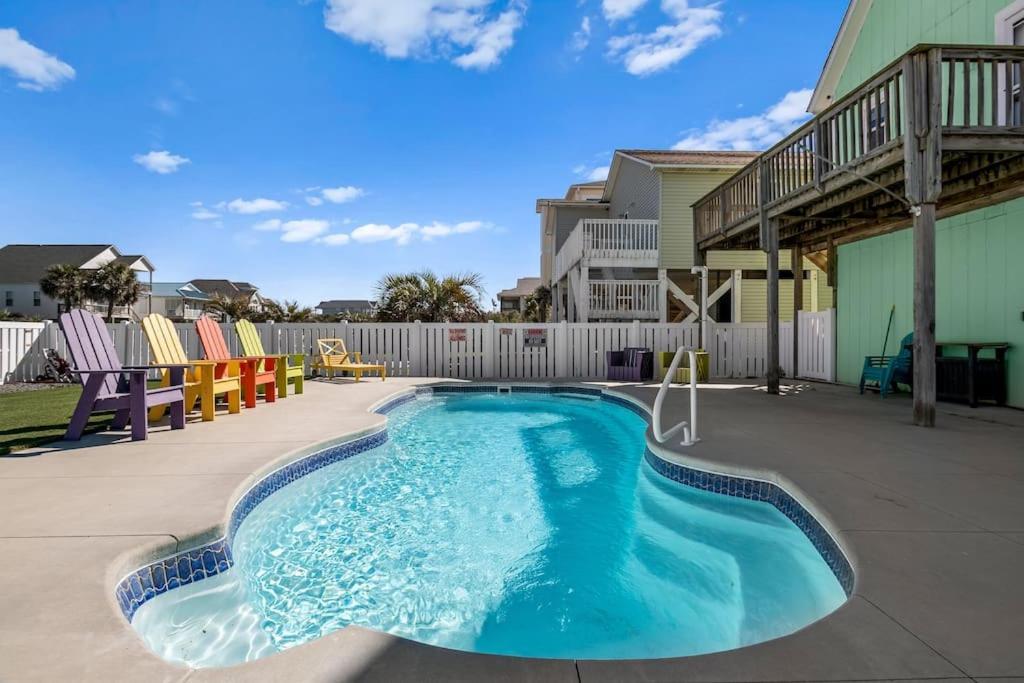 Pool Haven Ocean View Villa Oak Island Exterior photo