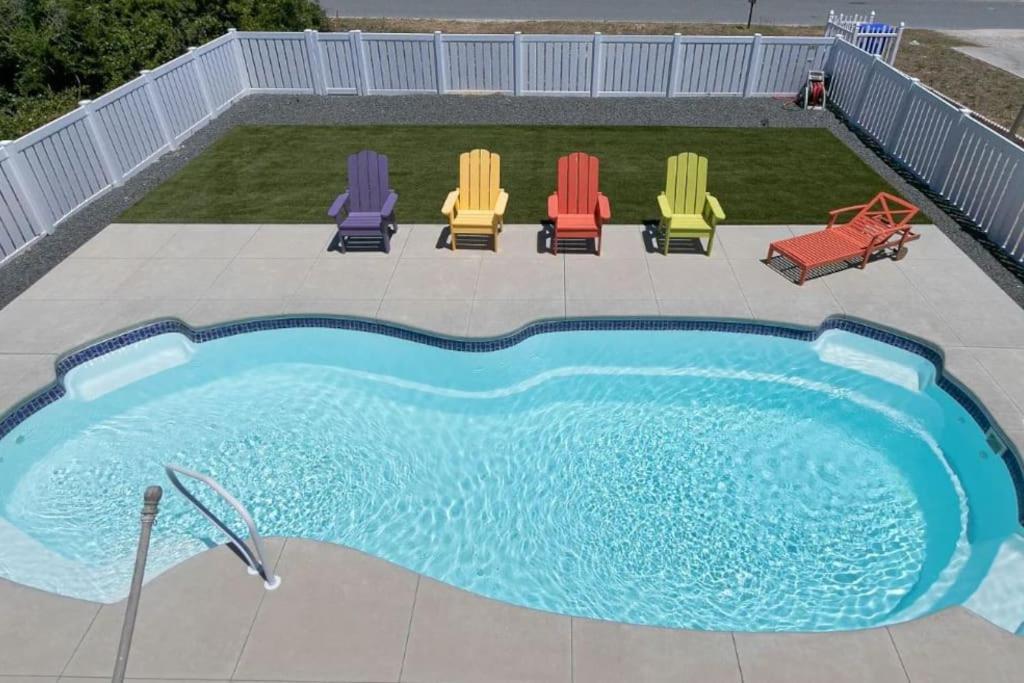 Pool Haven Ocean View Villa Oak Island Exterior photo