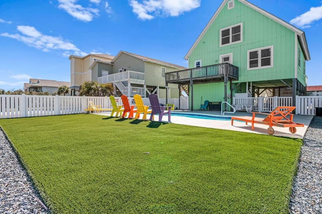 Pool Haven Ocean View Villa Oak Island Exterior photo